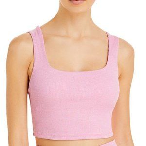 ALO Yoga Pink Ribbed Tank